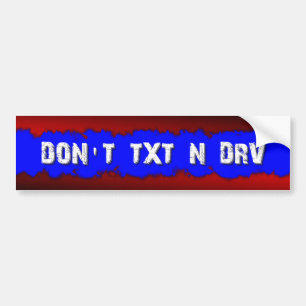 TXT N DRV - 3D AUTOAUFKLEBER