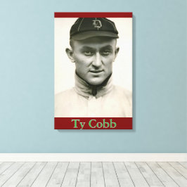 Ty Cobb Canvas Print Leinwanddruck