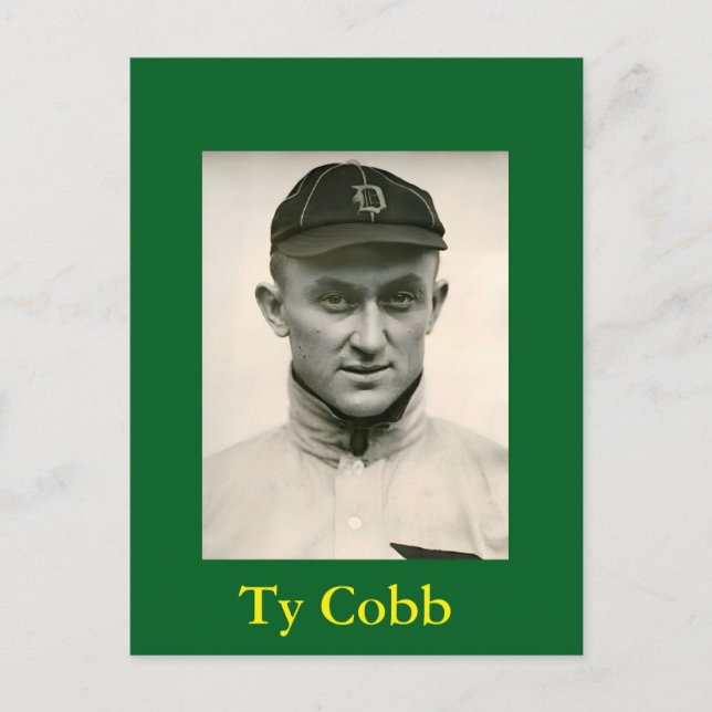 Ty Cobb Wall Art Tapestery Postkarte (Vorderseite)