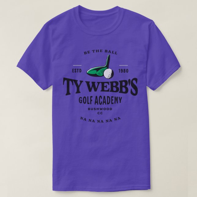 Ty Webbs Golf Academy Est 1980 T-Shirt (Design vorne)