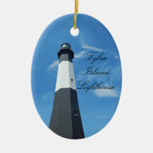 Tybee Insel-Leuchtturmverzierung Keramik Ornament