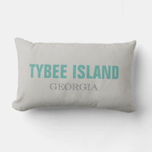Tybee Island Georgia Beach Throw Kissen