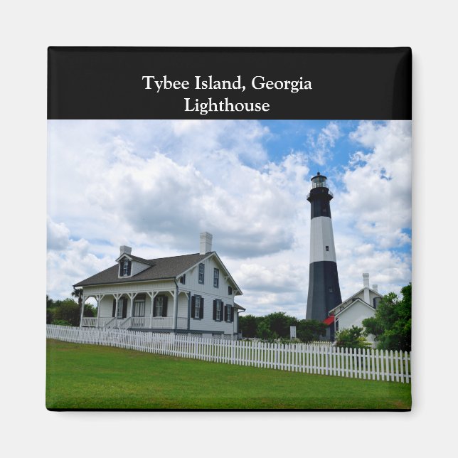 Tybee Island, Georgia Lighthouse Magnet (Vorne)