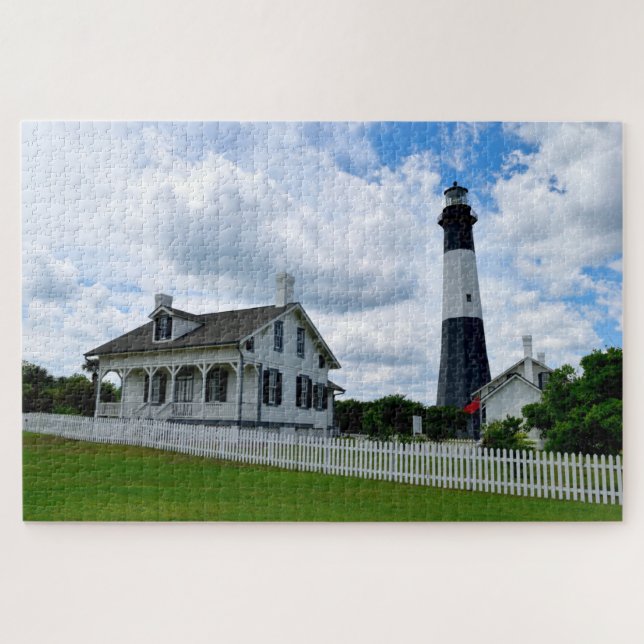 Tybee Island, Georgia Lighthouse Puzzle (Horizontal)