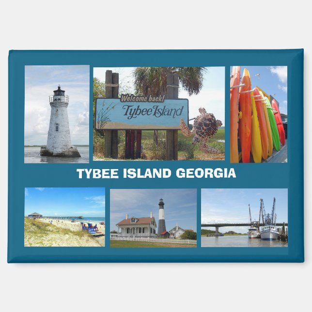 Tybee Island, Georgia  Magnet (Vorderseite)