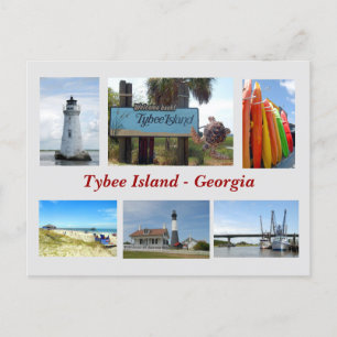 Tybee Island, Georgia Postcard Postkarte