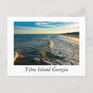Tybee Island Georgia Postkarte