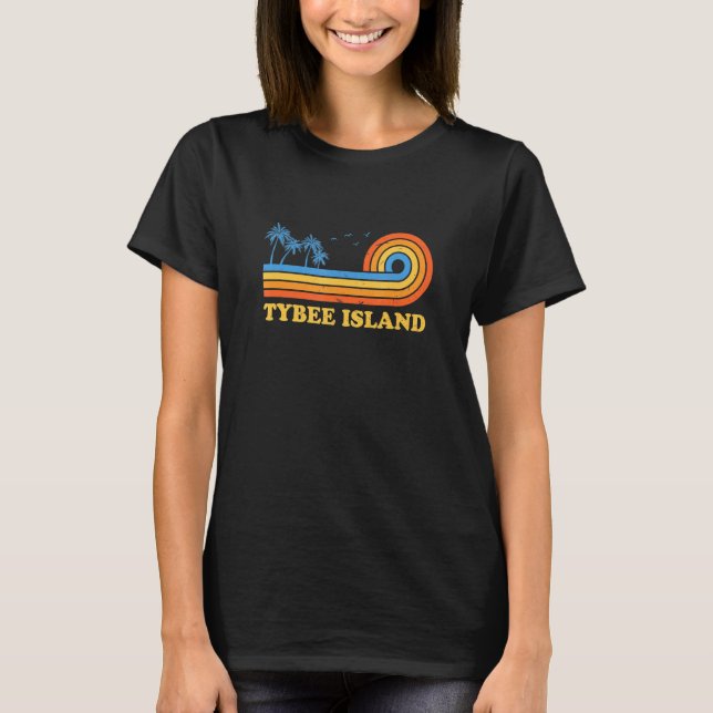 Tybee Island Georgia Summer Ga Tropical Savannah B T-Shirt (Vorderseite)