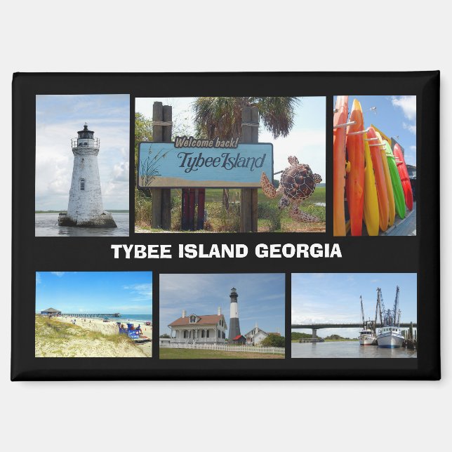 Tybee Island, Georgien Magnet (Vorderseite)