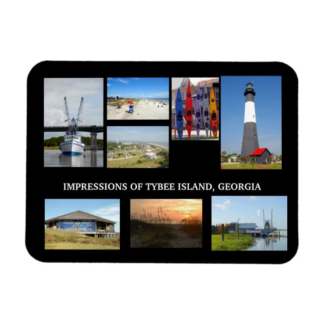 Tybee Island Georiga Magnet (Horizontal)