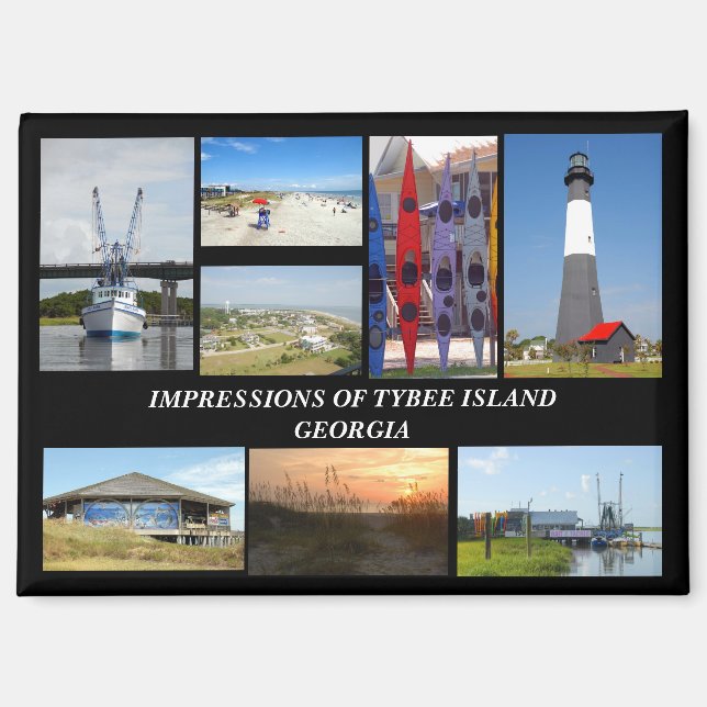 Tybee Island Georiga Magnet (Vorderseite)