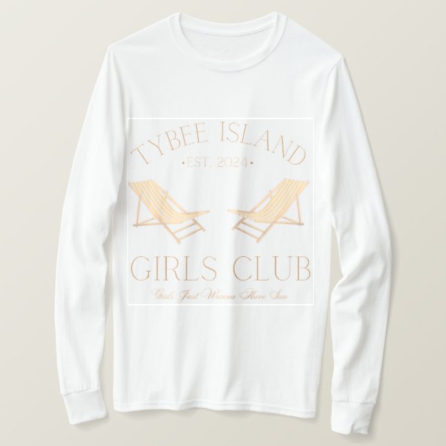 Tybee Island Girls Club T-Shirt (Design vorne)