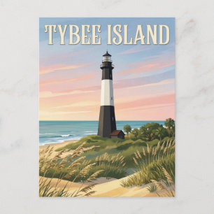 Tybee Island Leuchtturm Postkarte