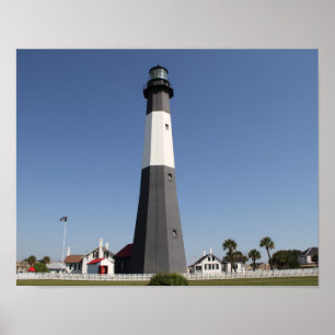 Tybee Island Leuchtturm, Savannah GA Poster
