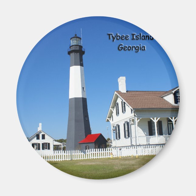 Tybee Island Lighthouse Magnet (Vorne)