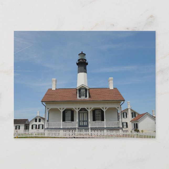 Tybee Island Lighthouse Postkarte (Vorderseite)