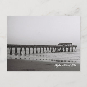 Tybee Island Pier Postkarte