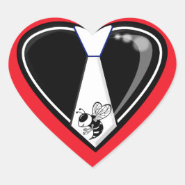 TYBEE LIEBE Herz-Aufkleber