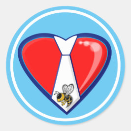 TYBEE LIEBE RUNDER AUFKLEBER