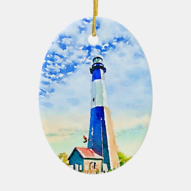 Tybee Lighthouse Collectible Holiday Ornament (Vorne)
