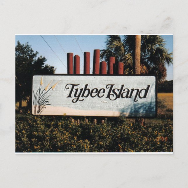 Tybee Postcard Postkarte (Vorderseite)