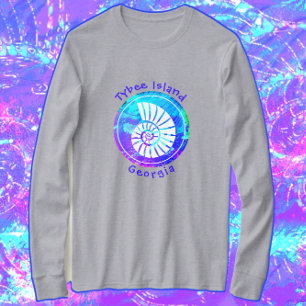 Tybeinsel Georgia Ocean Seashell T - Shirt