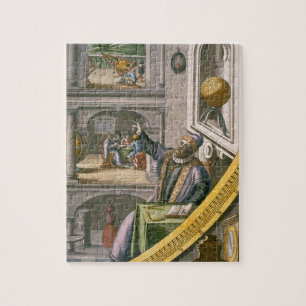 Tycho Brahe (1546-1601) alterte 40, unter seinem Puzzle