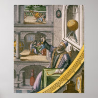Tycho Brahe (1546-1601) im Alter von 40 Jahren, un