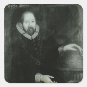 Tycho Brahe Quadratischer Aufkleber