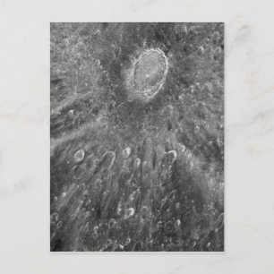 Tycho vom Mondkorb auf dem Mond Postkarte