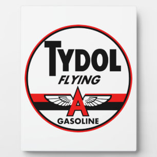 Tydol Flying Gasoline Vintage-Schild Fotoplatte