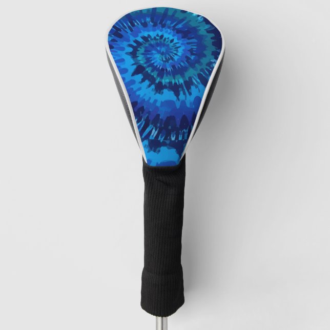 Tye-Blue Golf Head Cover Headcover (Vorderseite)