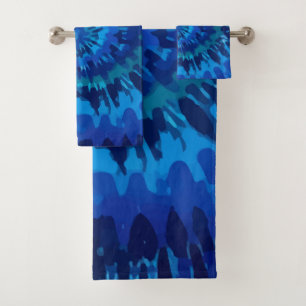 Tye-Blue Handtuch Badhandtuch Set