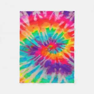Tye-Dye-3 Fleece-Blanket Fleecedecke