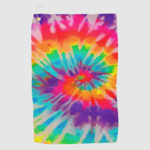 Tye-Dye-3 Golf-Handtuch Golfhandtuch