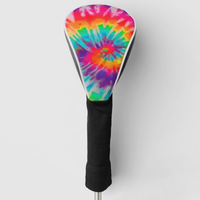 Tye-Dye-3 Golf Head Cover Headcover (Vorderseite)