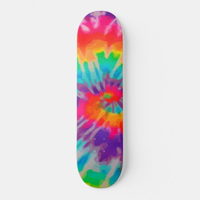 Tye-Dye-3-Skateboard Skateboard (Vorderseite)