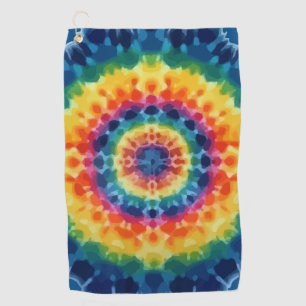 Tye-Dye-4 Golf-Handtuch Golfhandtuch