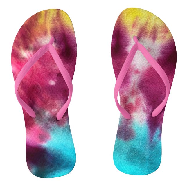Tye Dye #9 Flip Flops (Fußbett)