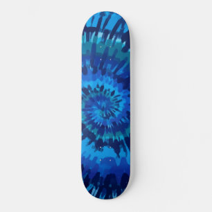 Tye-Dye-Blue-Skateboard Skateboard