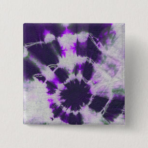 Tye Dye Komposition #1 von Michael Moffa Button