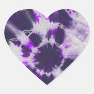Tye Dye Komposition #1 von Michael Moffa Herz-Aufkleber
