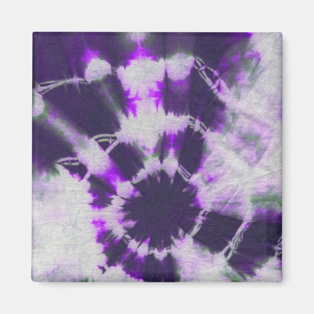 Tye Dye Komposition #1 von Michael Moffa Magnet (Vorne)