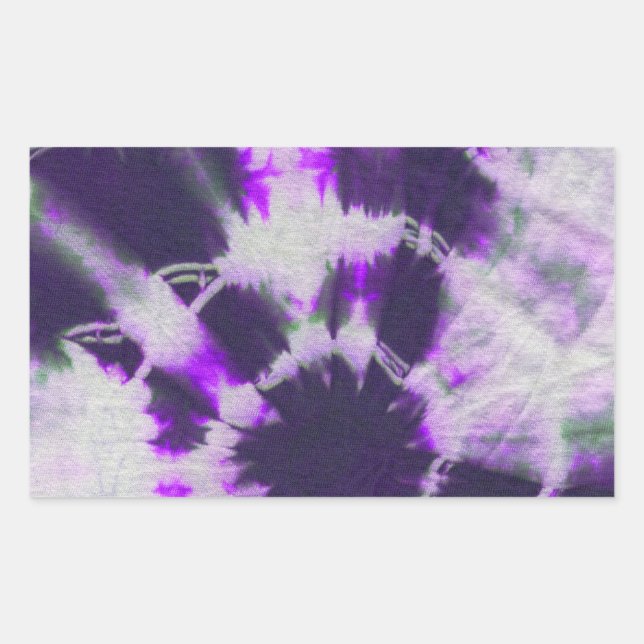 Tye Dye Komposition #1 von Michael Moffa Rechteckiger Aufkleber (Vorderseite)