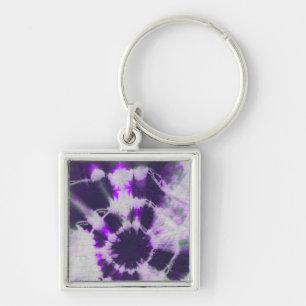 Tye Dye Komposition #1 von Michael Moffa Schlüsselanhänger
