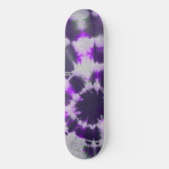 Tye Dye Komposition #1 von Michael Moffa Skateboard (Vorderseite)