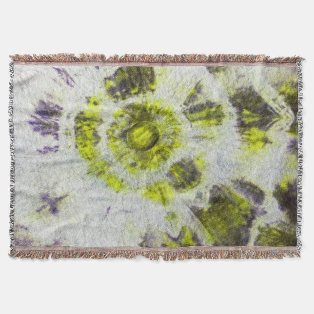 Tye Dye Komposition #3 von Michael Moffa Decke (Vorderseite)