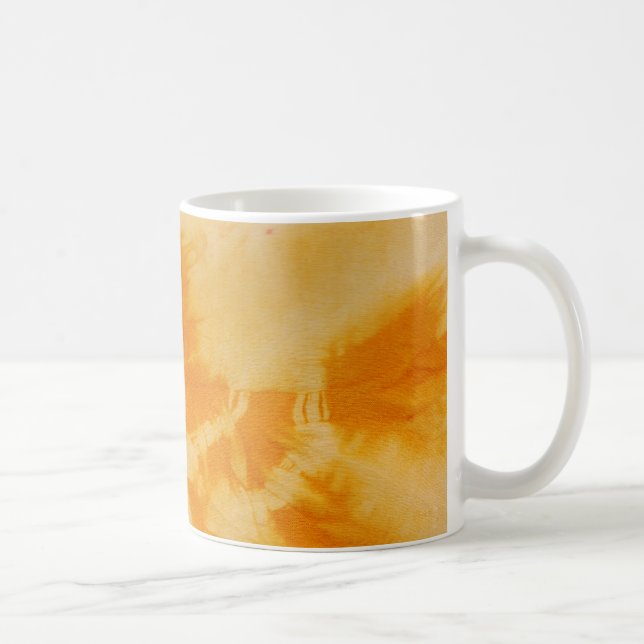 Tye Dye Komposition #4 von Michael Moffa Kaffeetasse (Rechts)