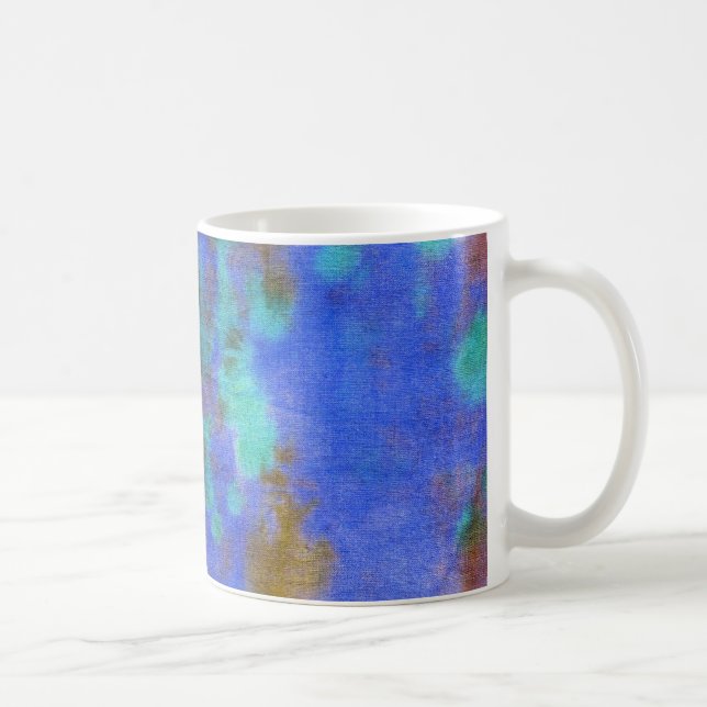 Tye Dye Komposition #8 von Michael Moffa Kaffeetasse (Rechts)