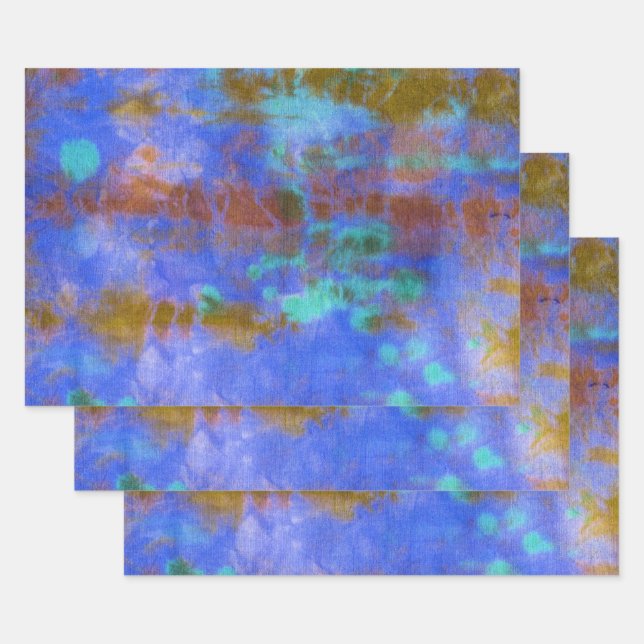 Tye Dye Komposition #9 von Michael Moffa Geschenkpapier Set (Set)